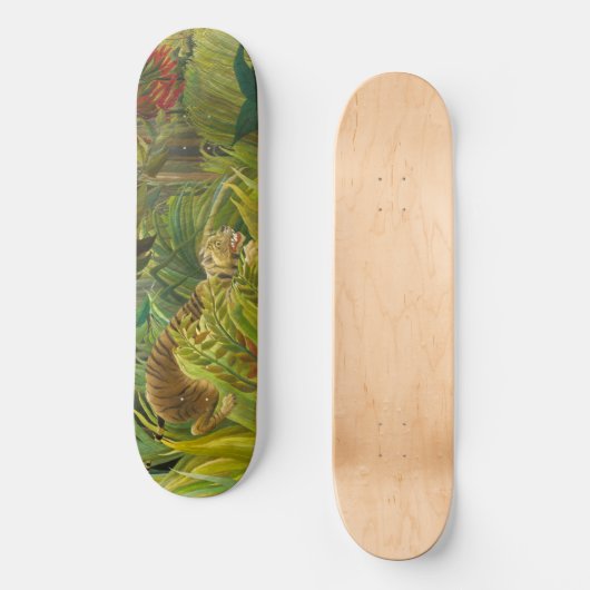 Henri Rousseau - Verrassd! Persoonlijk Skateboard (Voorkant)