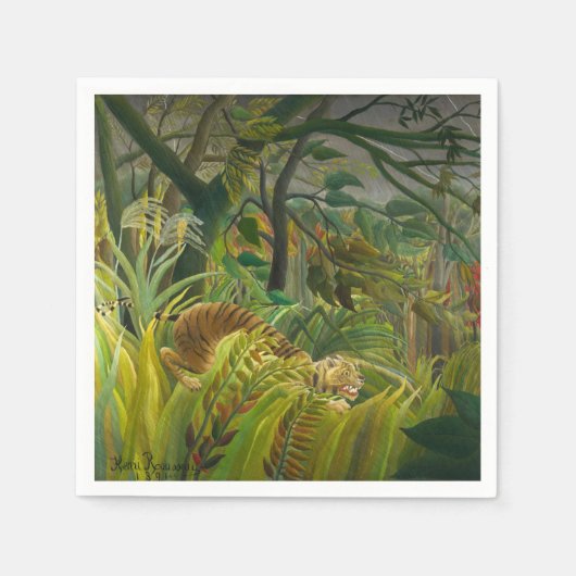 Henri Rousseau - Verrassd! Servet (Voorkant)