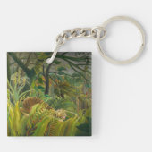 Henri Rousseau - Verrassd! Sleutelhanger (Achterkant)