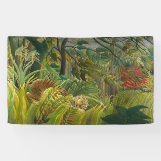 Henri Rousseau - Verrassd! Spandoek (Horizontaal)