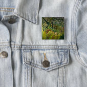 Henri Rousseau - Verrassd! Vierkante Button 5,1 Cm (In situ)