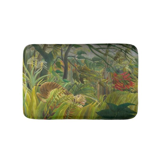 Henri Rousseau - Verrast! Badmat (Voorkant)
