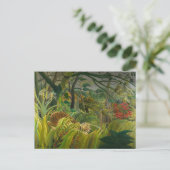 Henri Rousseau - Verrast! Briefkaart (Staand voorkant)