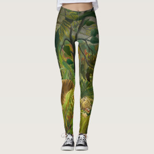 Henri Rousseau - Verrast! Leggings