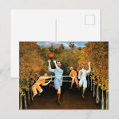 Henri Rousseau - Voetbalspelers, Briefkaart (Voorkant / Achterkant)