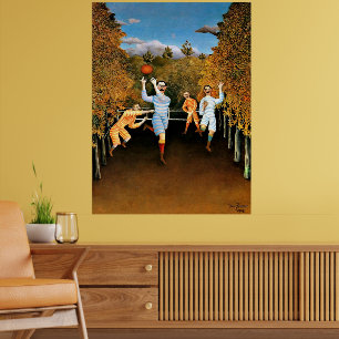 Henri Rousseau - Voetbalspelers Poster