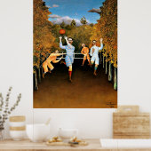 Henri Rousseau - Voetbalspelers Poster (Keuken)