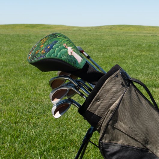 Henri Rousseau - Vrouw aan het wandelen in een exo Golfheadcover (Insitu)