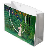 Henri Rousseau - Vrouw aan het wandelen in een exo Groot Cadeauzakje (Achterkant Gekanteld)