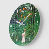 Henri Rousseau - Vrouw aan het wandelen in een exo Grote Klok (Hoek)