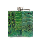 Henri Rousseau - Vrouw aan het wandelen in een exo Heupfles (Achterkant)