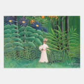 Henri Rousseau - Vrouw aan het wandelen in een exo Inpakpapier Vel (Voorkant 2)