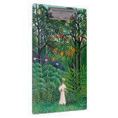 Henri Rousseau - Vrouw aan het wandelen in een exo Klembord (Rechts)