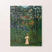 Henri Rousseau - Vrouw aan het wandelen in een exo Legpuzzel (Verticaal)