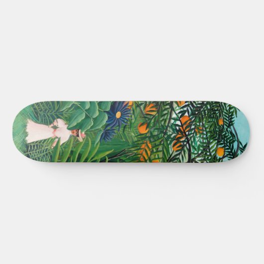 Henri Rousseau - Vrouw aan het wandelen in een exo Persoonlijk Skateboard (Horizontaal)