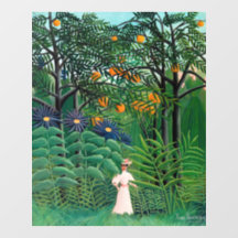 Henri Rousseau - Vrouw aan het wandelen in een exo