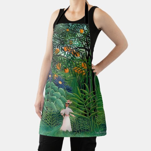 Henri Rousseau - Vrouw aan het wandelen in een exo Schort (Insitu)