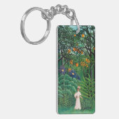 Henri Rousseau - Vrouw aan het wandelen in een exo Sleutelhanger (Voorkant Links)