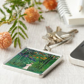 Henri Rousseau - Vrouw aan het wandelen in een exo Sleutelhanger (Zijkant)