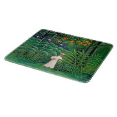 Henri Rousseau - Vrouw aan het wandelen in een exo Snijplank (Hoek)