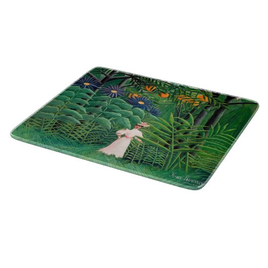 Henri Rousseau - Vrouw aan het wandelen in een exo Snijplank (Hoek)