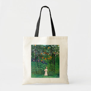 Henri Rousseau - Vrouw aan het wandelen in een exo Tote Bag