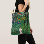 Henri Rousseau - Vrouw aan het wandelen in een exo Tote Bag (Dichtbij)