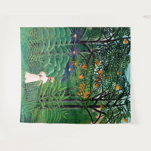 Henri Rousseau - Vrouw aan het wandelen in een exo Wandkleed (Voorkant (horizontaal))