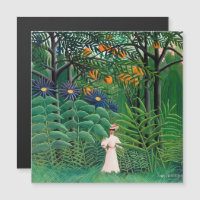 Henri Rousseau - Vrouw in bos Magnetische Kaart