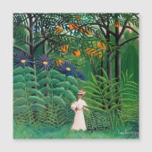 Henri Rousseau - Vrouw in bos Magnetische Kaart (Voorkant)