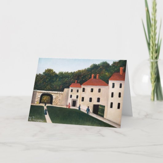 Henri Rousseau - Walkers in een Park Kaart (Voorkant)