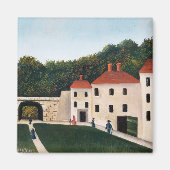Henri Rousseau - Walkers in een Park Magneet (Voorkant)