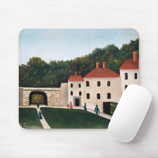 Henri Rousseau - Walkers in een Park Muismat (Met muis)