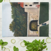 Henri Rousseau - Walkers in een Park Theedoek (Gevouwen)