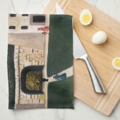 Henri Rousseau - Walkers in een Park Theedoek (Quarter Fold)