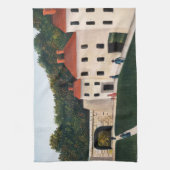 Henri Rousseau - Walkers in een Park Theedoek (Verticaal)