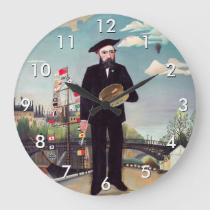 Henri Rousseau - Zelf Portret-Landschap Grote Klok
