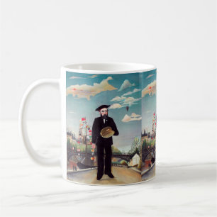 Henri Rousseau - Zelf Portret-Landschap Koffiemok