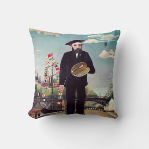 Henri Rousseau - Zelf Portret-Landschap Kussen
