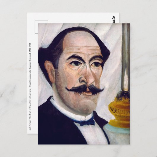 Henri Rousseau - Zelfportret Briefkaart (Voorkant / Achterkant)