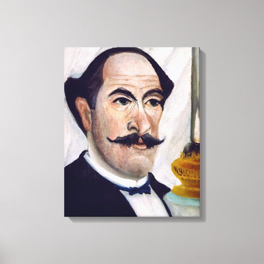 Henri Rousseau - Zelfportret Canvas Afdruk (Voorkant)