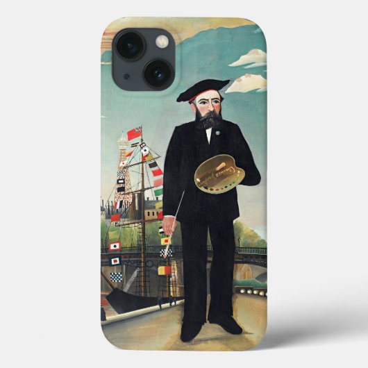 Henri Rousseau - Zelfportret Landschap Case-Mate iPhone Case (Achterkant)