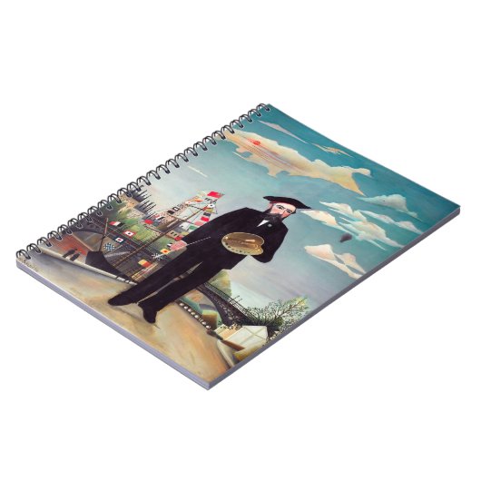 Henri Rousseau - Zelfportret-landschap Notitieboek (Linkerzijde)