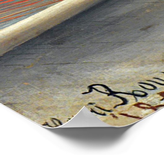 Henri Rousseau - Zelfportret Landschap Poster (Hoek)