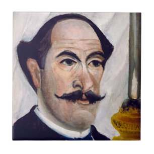 Henri Rousseau - Zelfportret Tegeltje