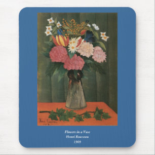 Henri Rousseau's Flowers in a Vase (1909) Muismat