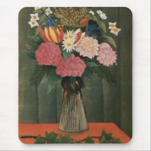 Henri Rousseau's Flowers in a Vase (1909) Muismat