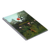 Henri Rousseau's maagd bos met zonneschijnnaam Notitieboek (Rechterzijde)