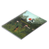 Henri Rousseau's maagd bos met zonneschijnnaam Notitieboek (Linkerzijde)
