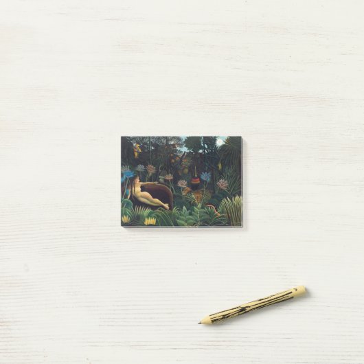 Henri Rousseau's The Dream (1910) Post-it Notes (Op bureau)